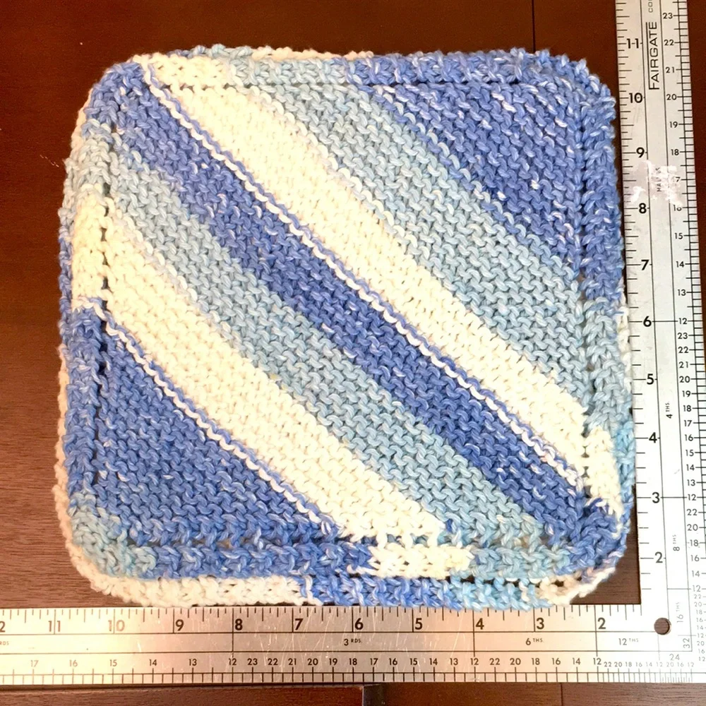 Handmade Organic Cotton Washcloth Duo